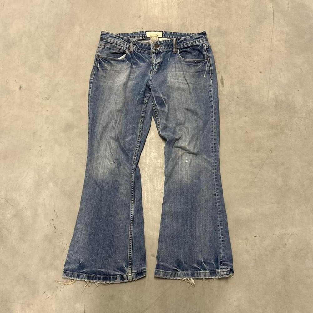 Y2K Dark Wash‎ Bootcut Flared Jeans